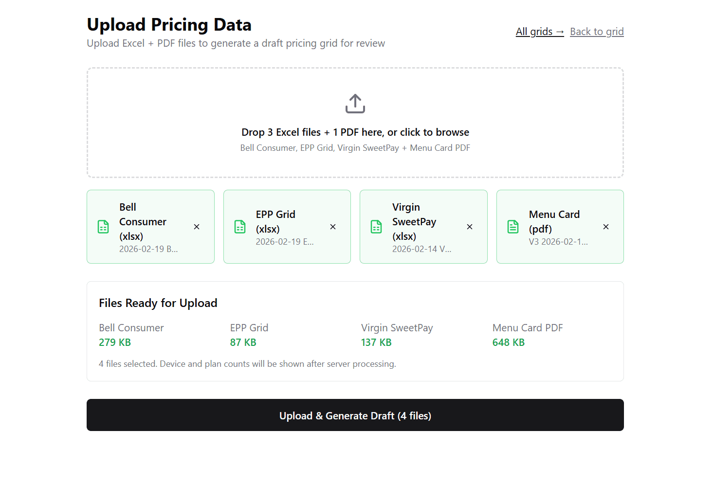 Upload Carrier Documents
